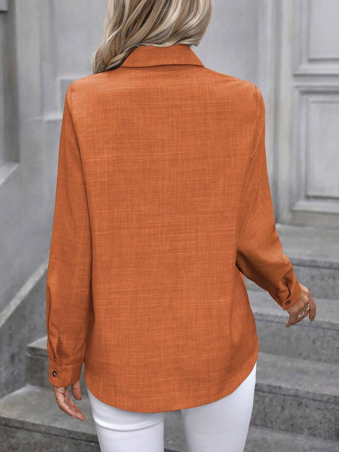 Lifestyle image of product styled for a chic daytime look