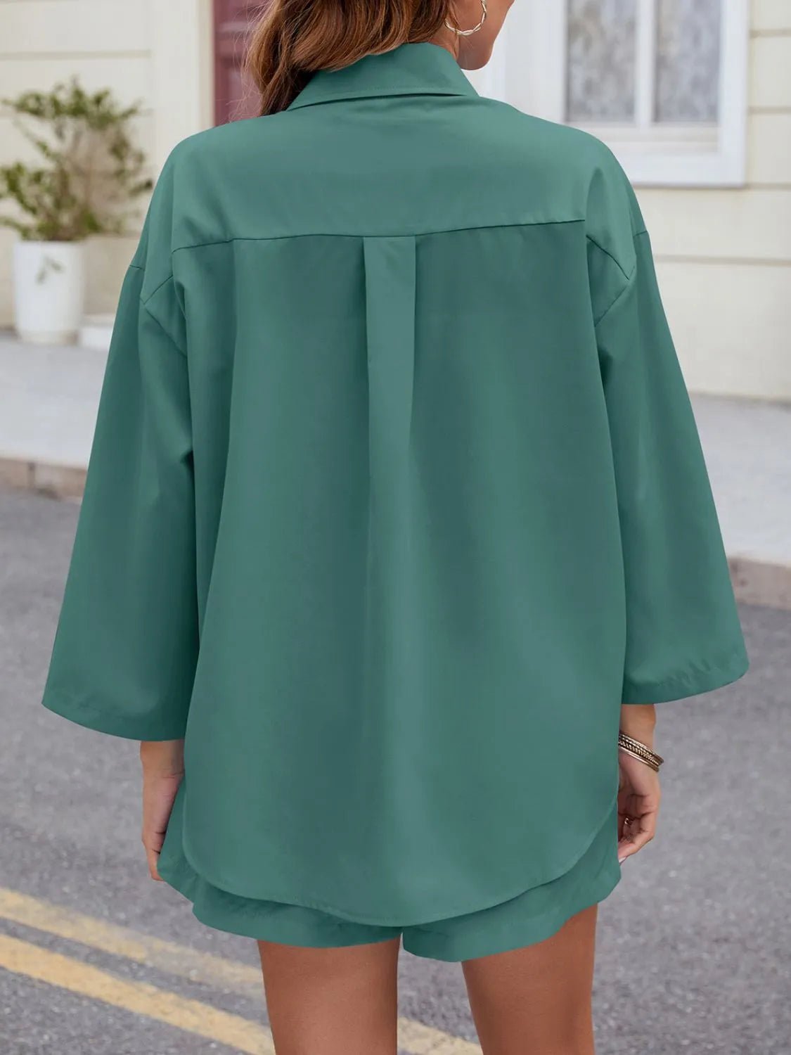 Lifestyle image of product styled for a chic daytime look