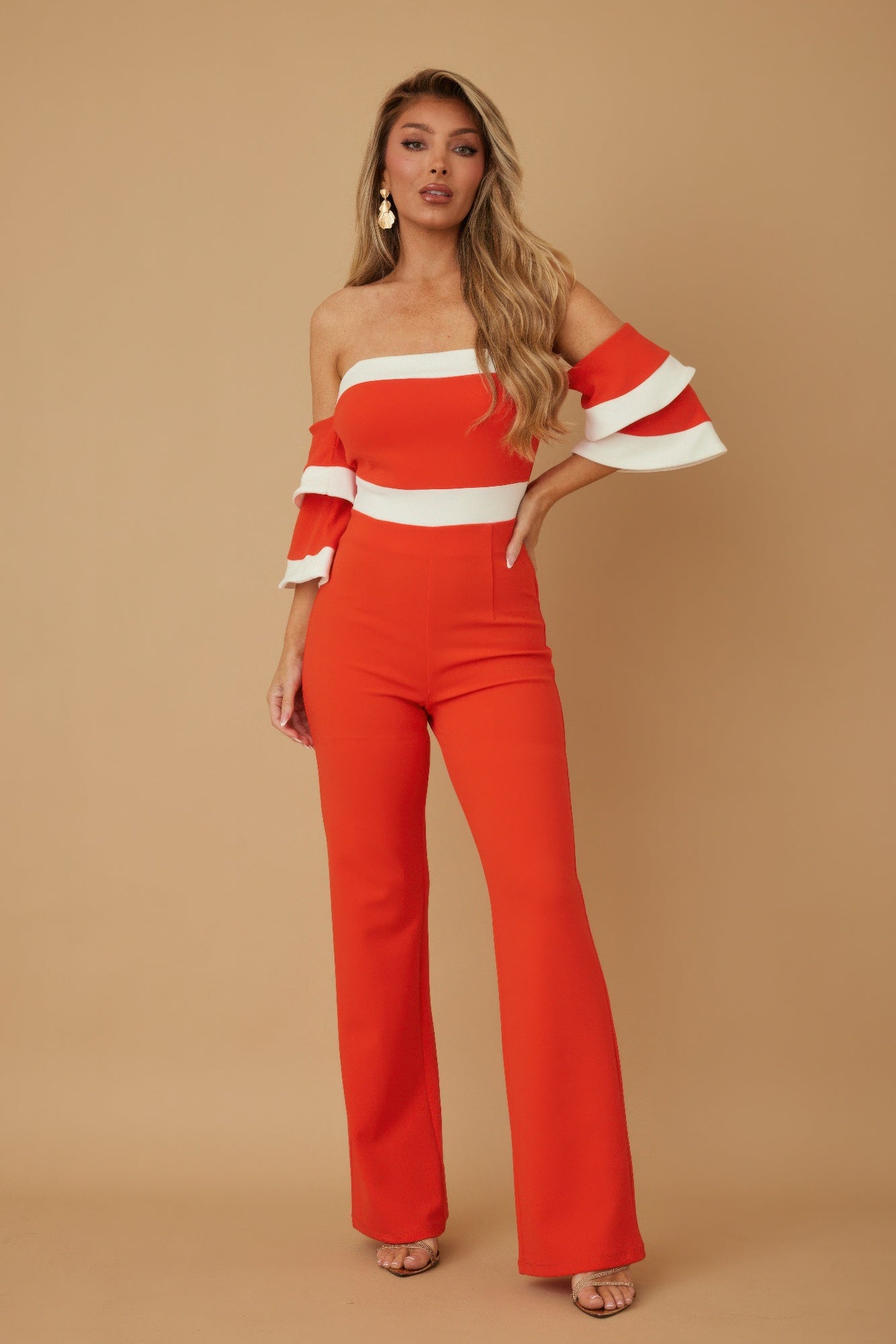 Back view of product with easy, flowy drape