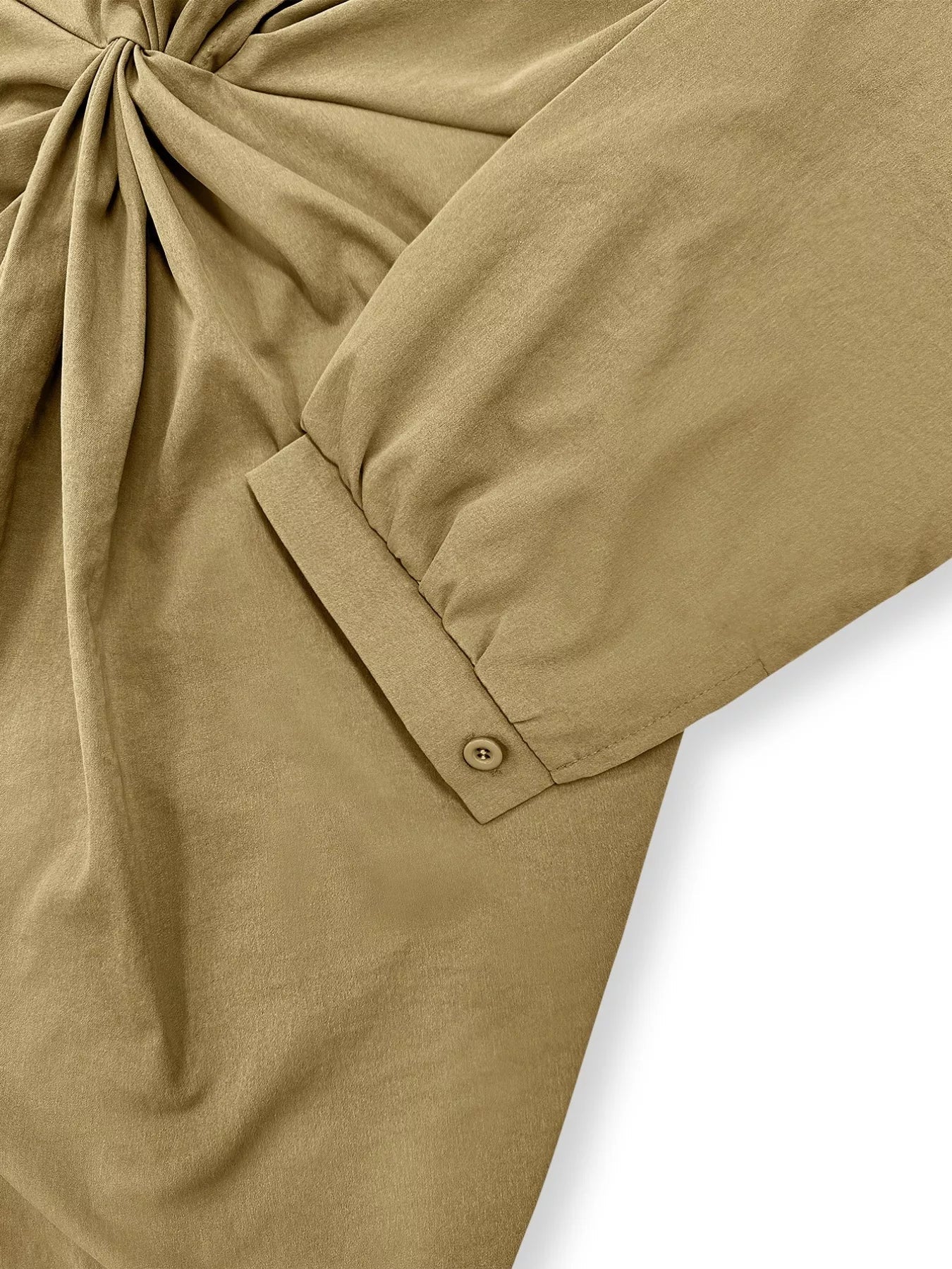 Plus Size Twist Front Split Midi Dress - Rochelle's House LLC