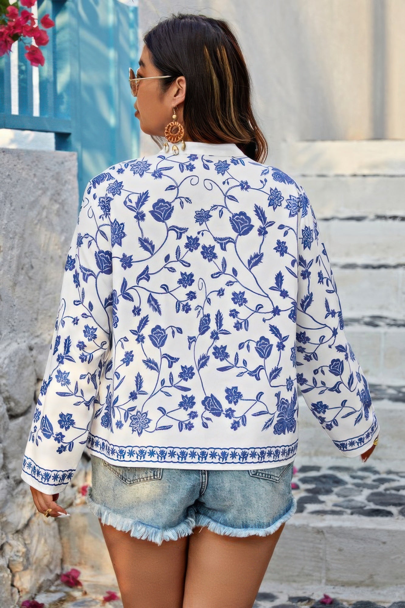 Lifestyle image of product styled for a chic daytime look