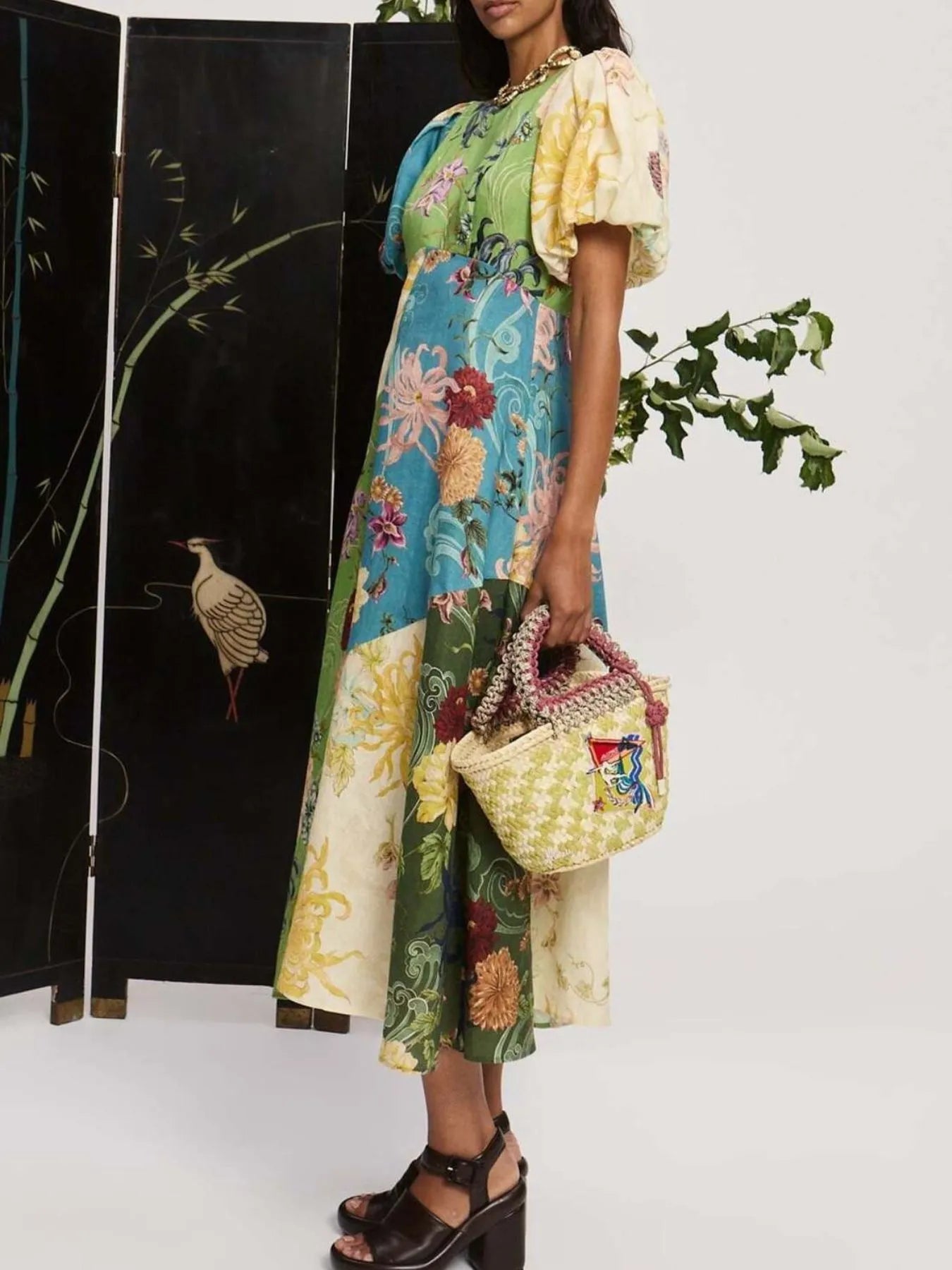 Lifestyle image of product styled for a chic daytime look