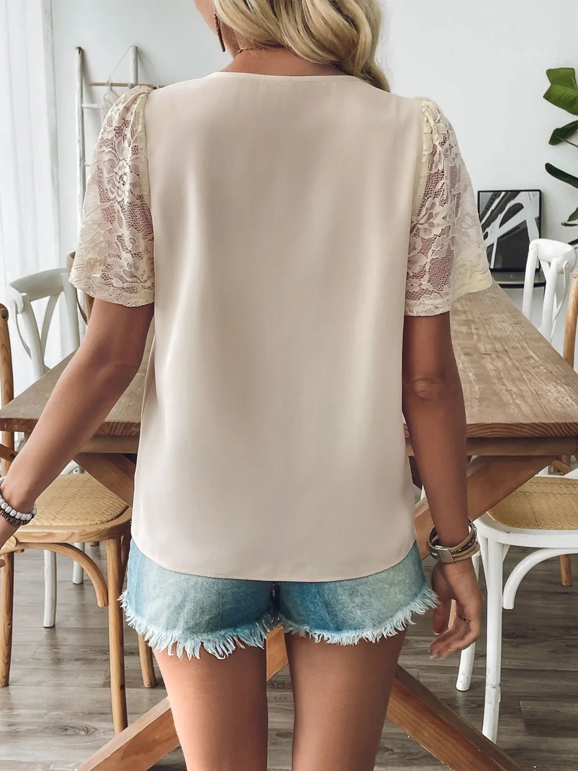 Lifestyle image of product styled for a chic daytime look