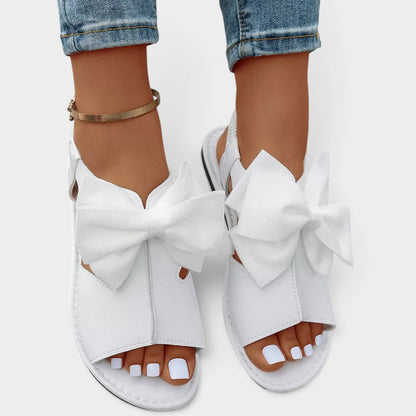 Open Toe Bow Sandals