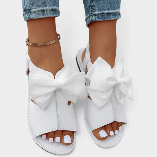 Open Toe Bow Sandals