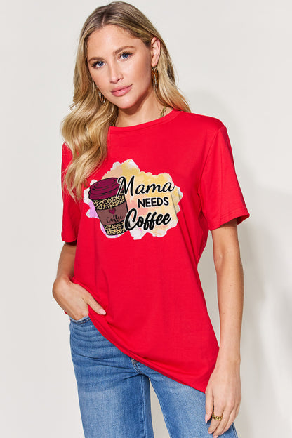 Simply Love Colorful Graphic Short Sleeve T-Shirt