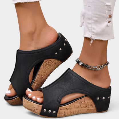 Open Toe Wedge Sandals