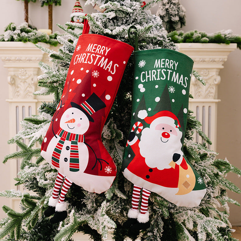 Printed Christmas Stocking Hanging Widget