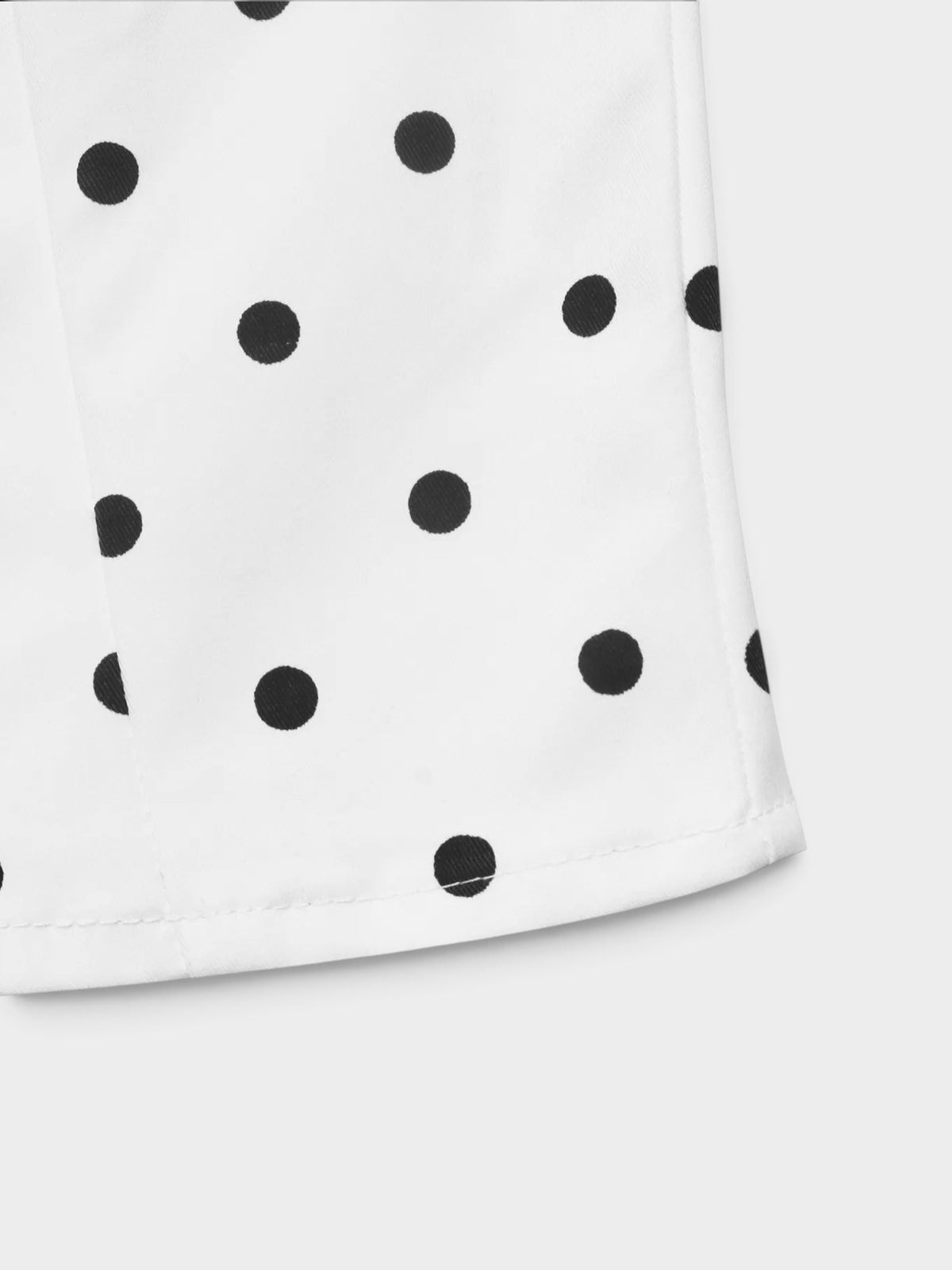 Polka Dot Zip Up Cropped Jacket