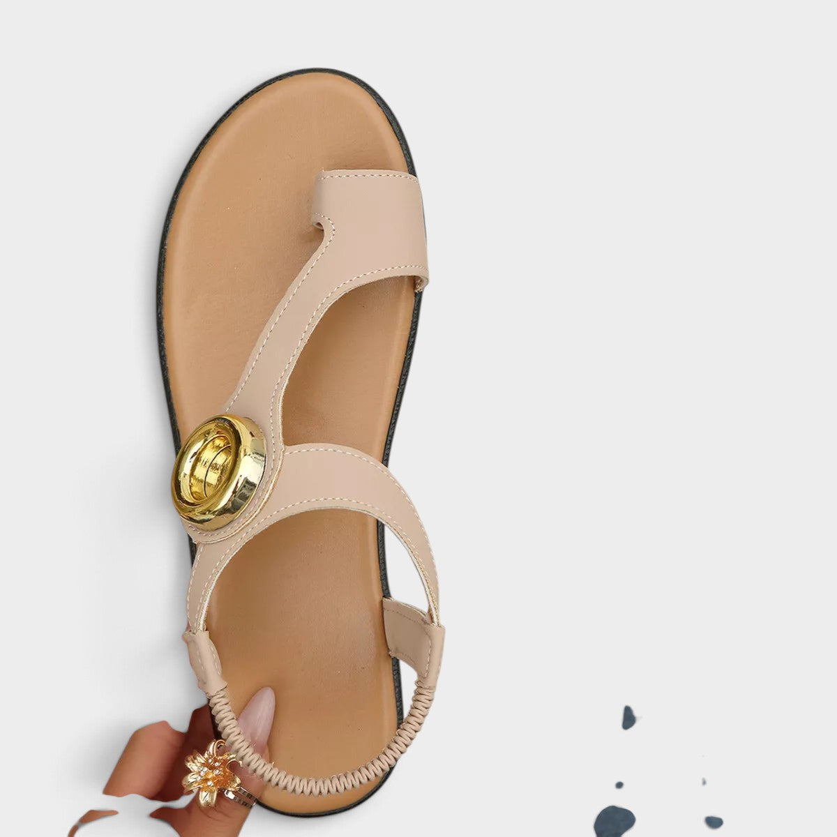 Toe Loop Flats Sandals