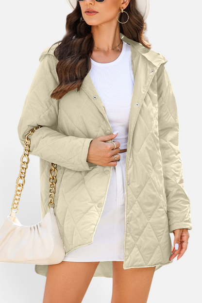 Side view of product highlighting flattering shape and movement