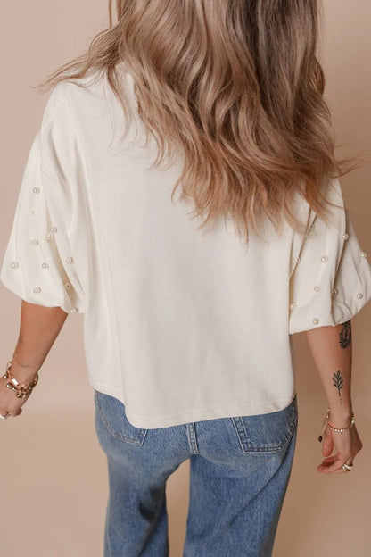 Back view of product with easy, flowy drape