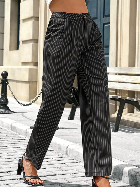 Striped Wide Leg Pants