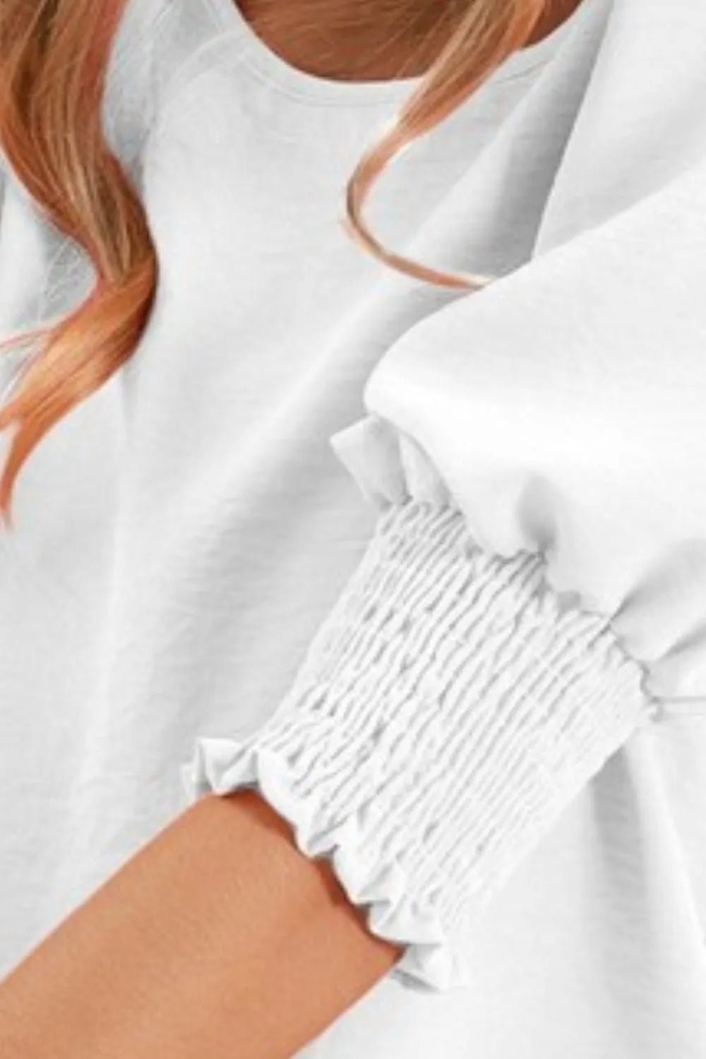 Side view of product highlighting flattering shape and movement