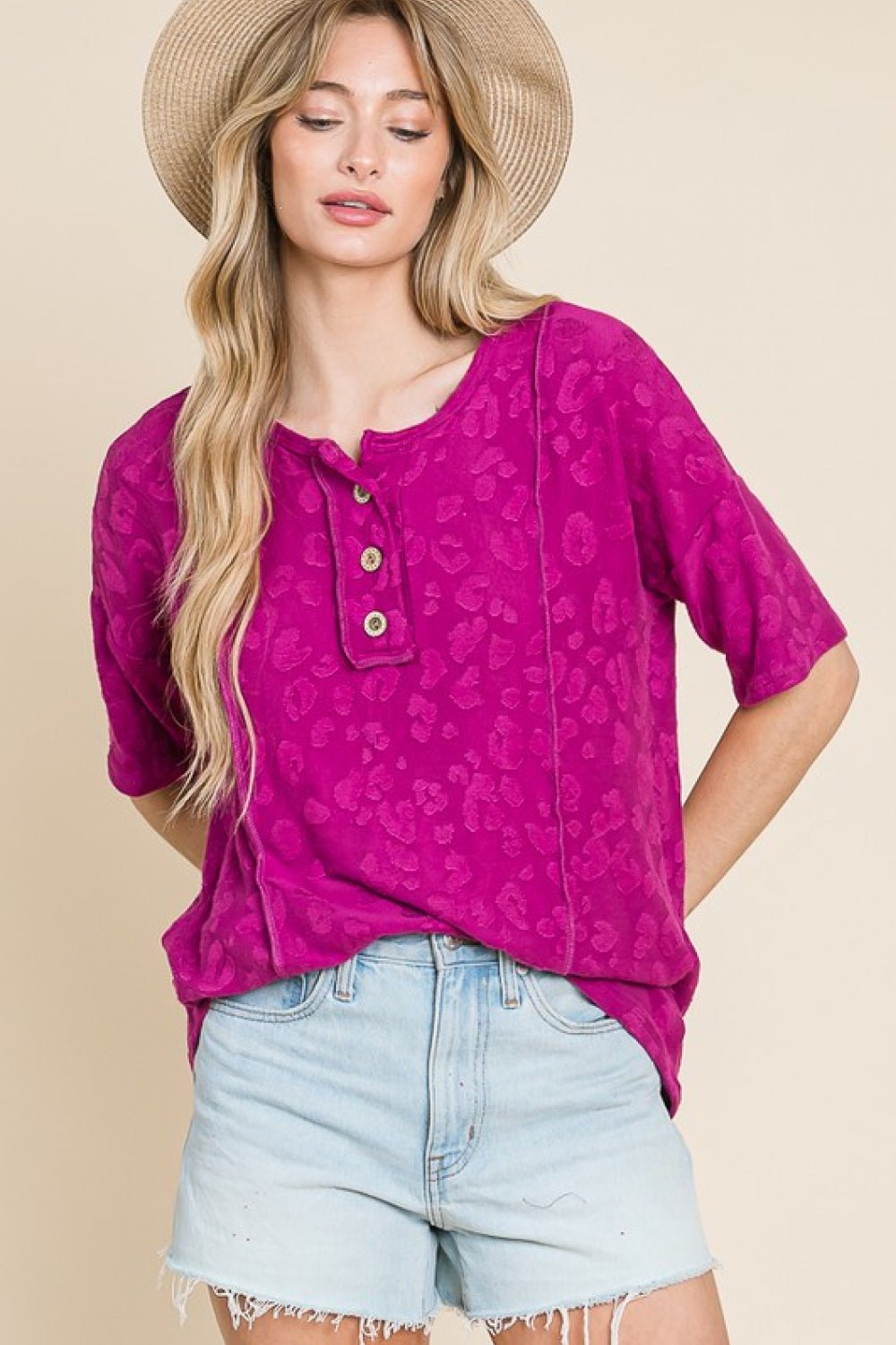 BOMBOM At The Fair Animal Textured Top - Rochelle's House LLC