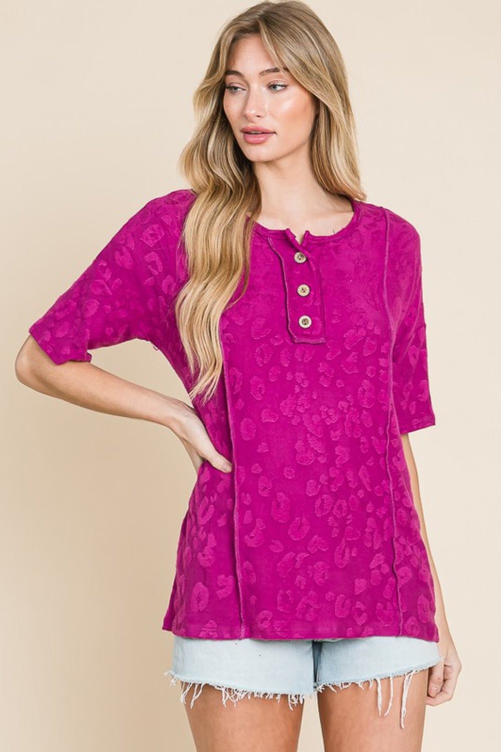 BOMBOM At The Fair Animal Textured Top - Rochelle's House LLC