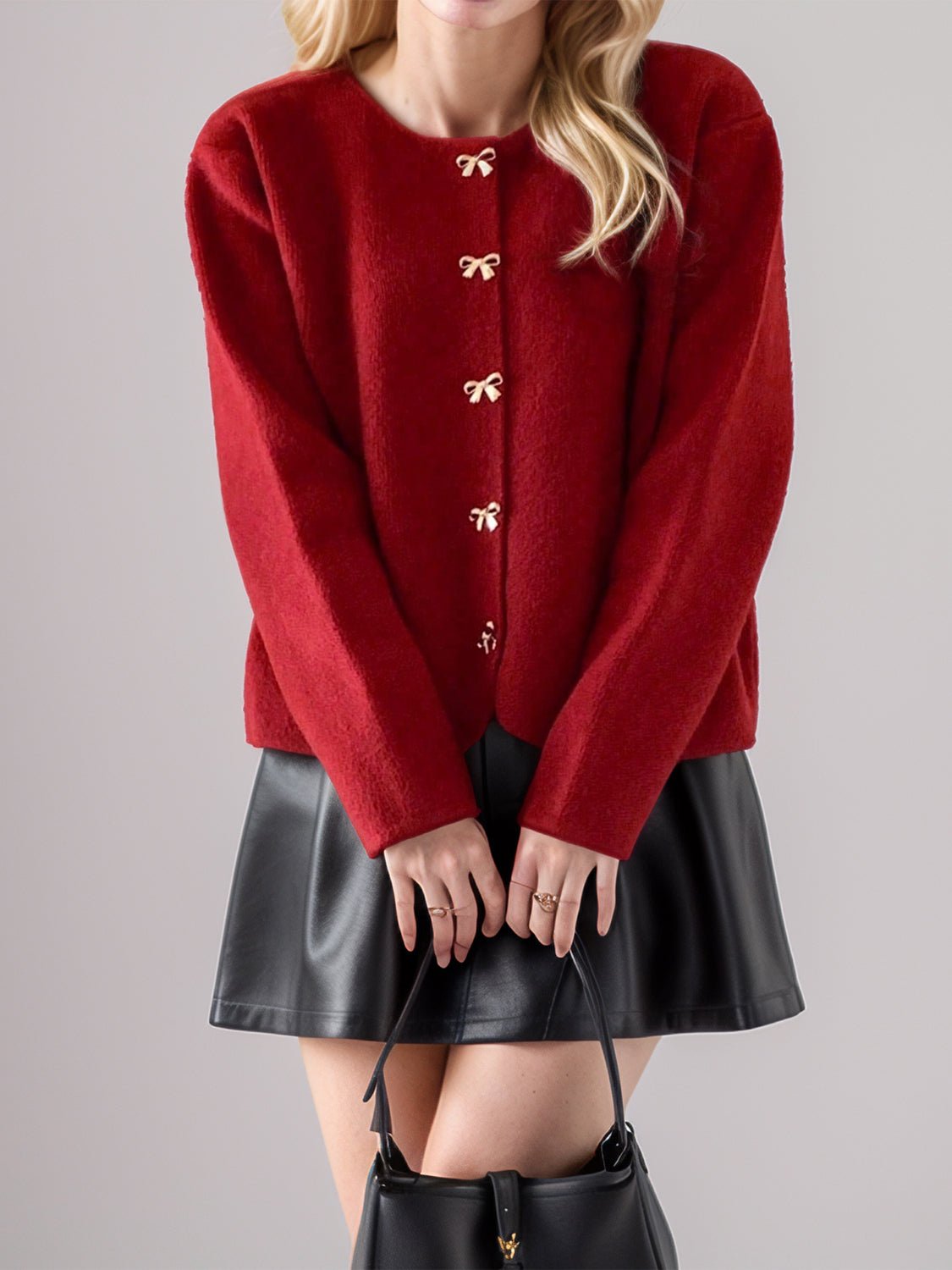 Back view of product with easy, flowy drape