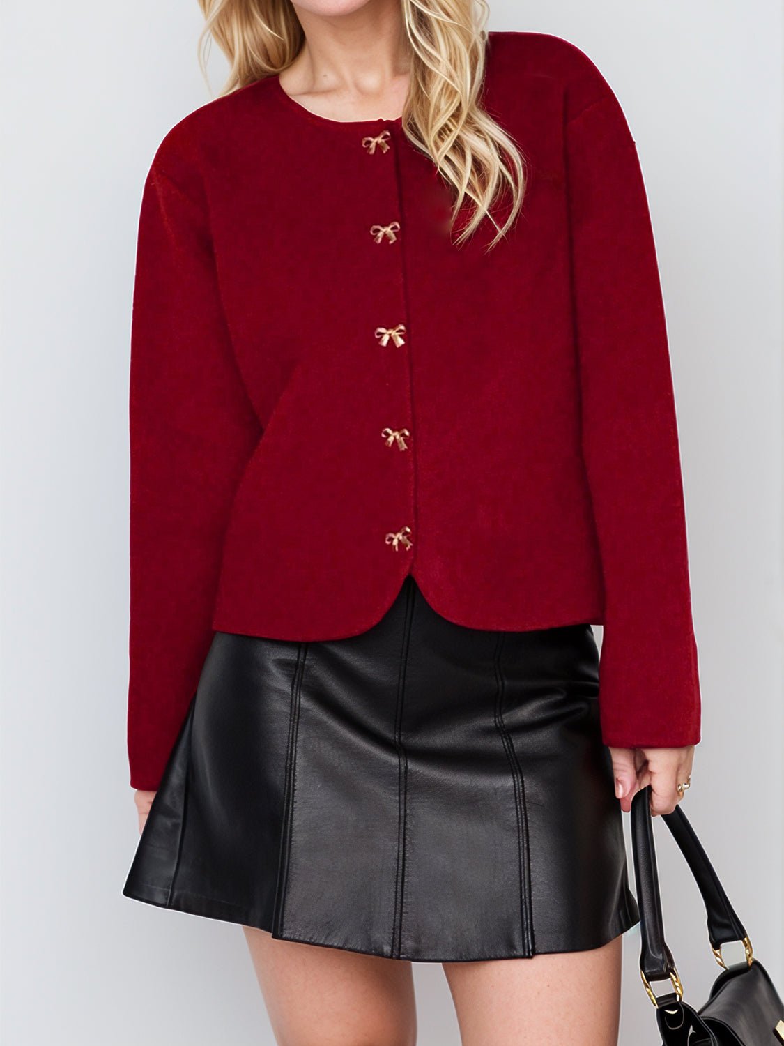 Lifestyle image of product styled for a chic daytime look