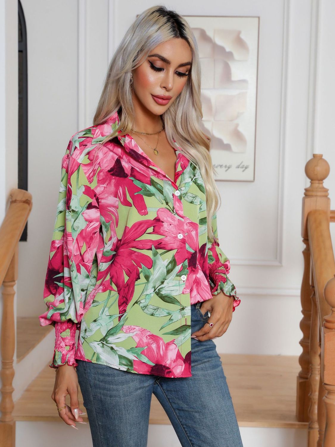 Side view of product highlighting flattering shape and movement