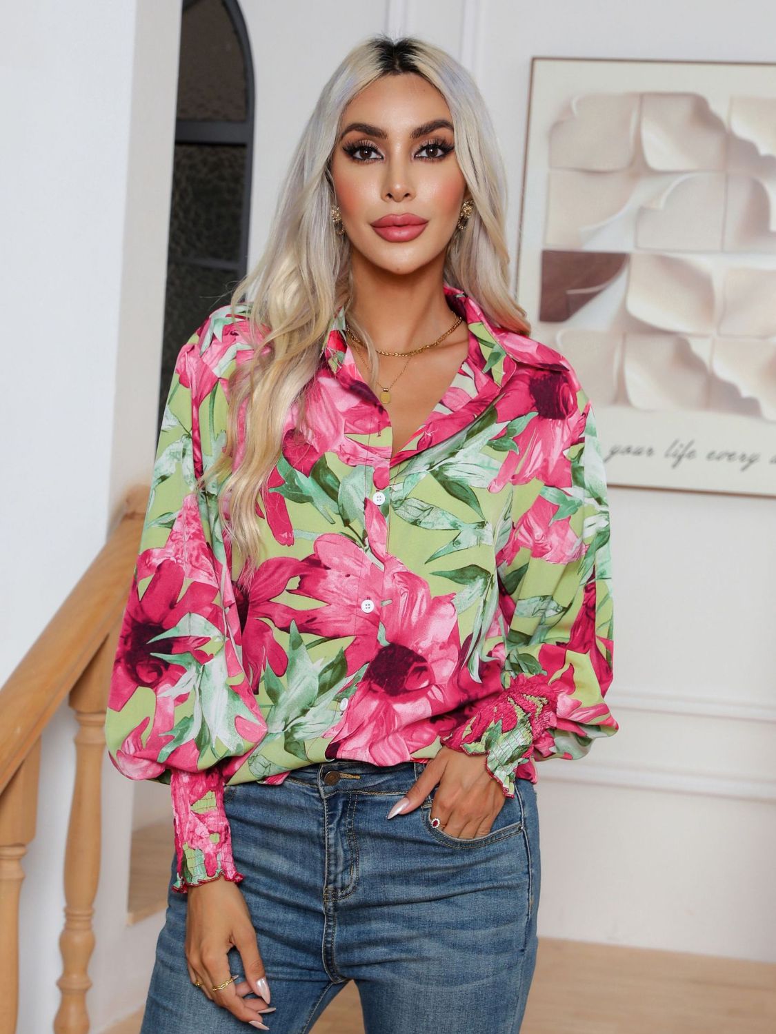 Lifestyle image of product styled for a chic daytime look