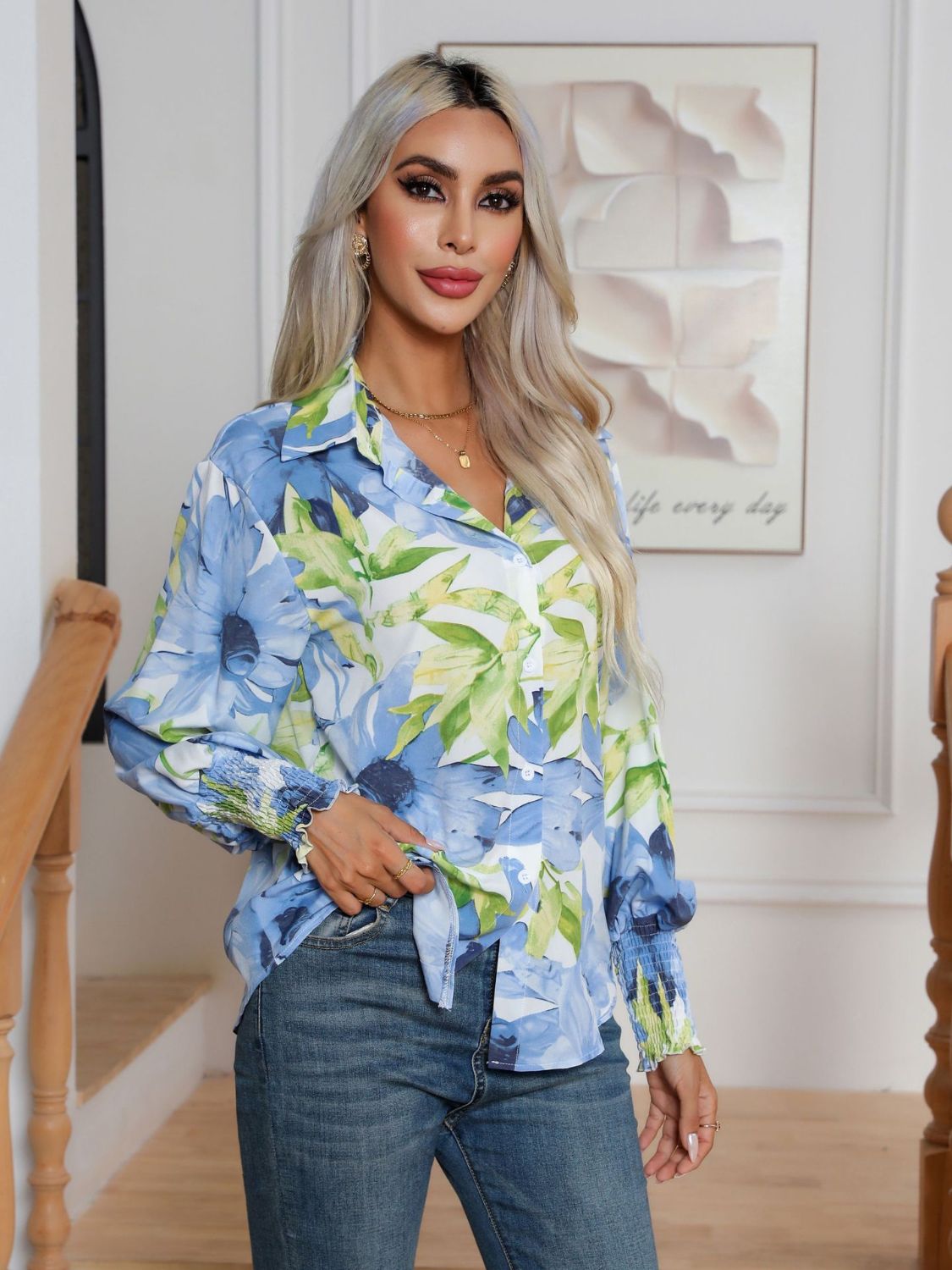 Lifestyle image of product styled for a chic daytime look