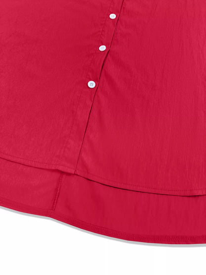 Button Front Shirt and Shorts Set - Rochelle's House LLC