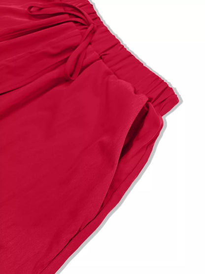 Button Front Shirt and Shorts Set - Rochelle's House LLC