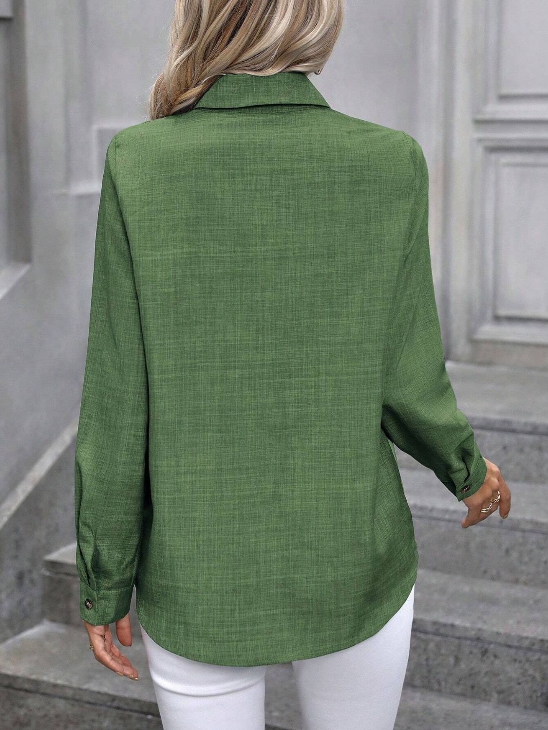 Lifestyle image of product styled for a chic daytime look