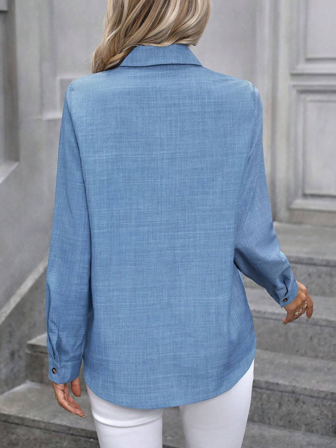 Lifestyle image of product styled for a chic daytime look