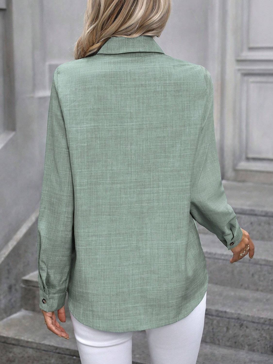 Lifestyle image of product styled for a chic daytime look