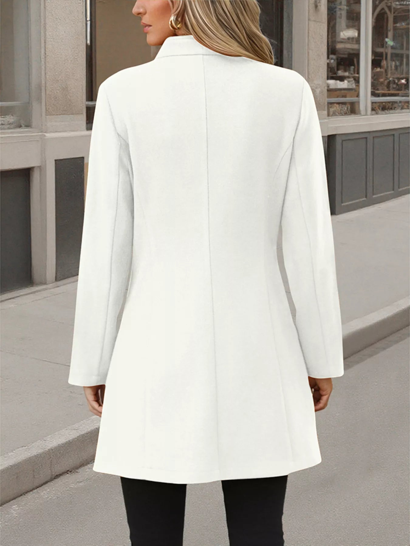 Lifestyle image of product styled for a chic daytime look