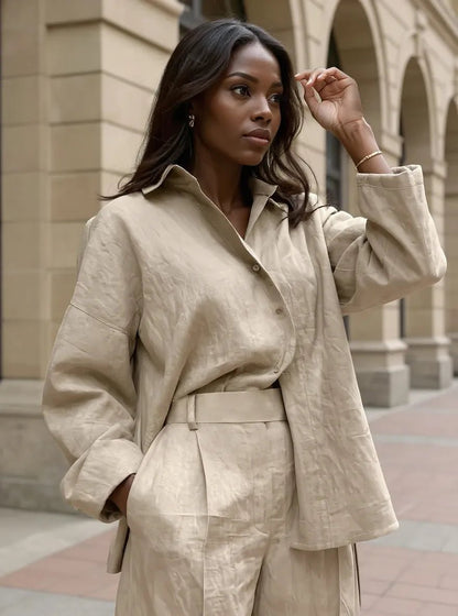 Button Up Long Sleeve Shirt - Rochelle's House LLC