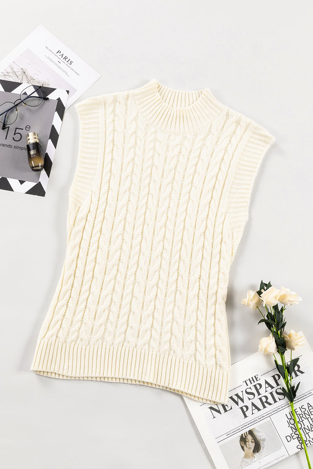Lifestyle image of product styled for a chic daytime look