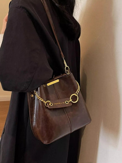 Chain Decor Crossbody Bag - Rochelle's House LLC