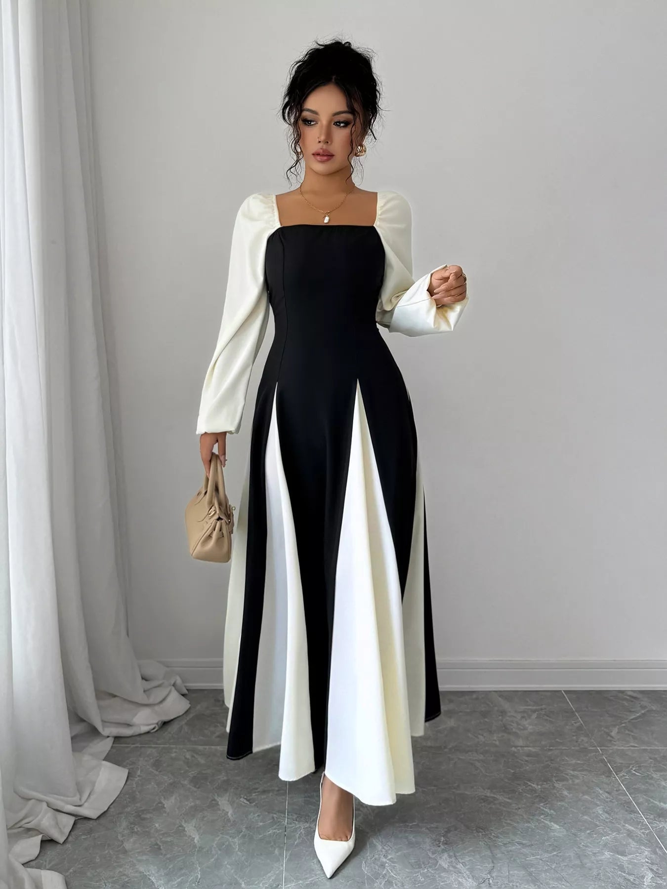 Lifestyle image of product styled for a chic daytime look