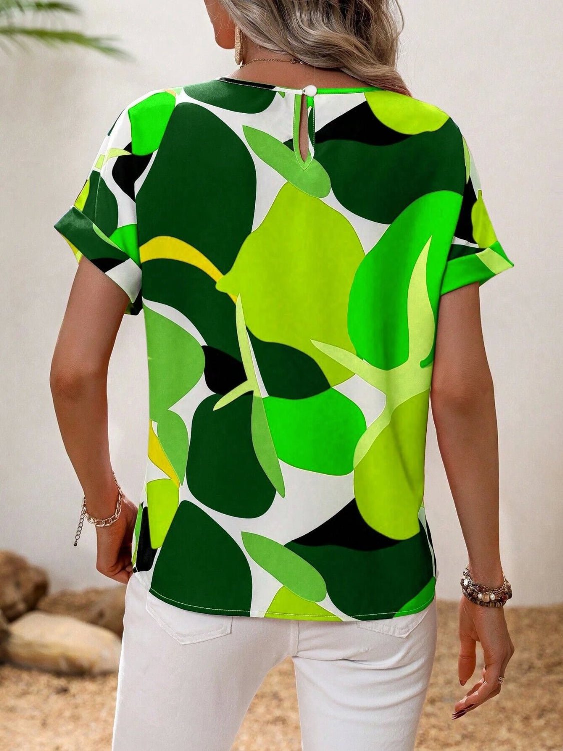 Lifestyle image of product styled for a chic daytime look