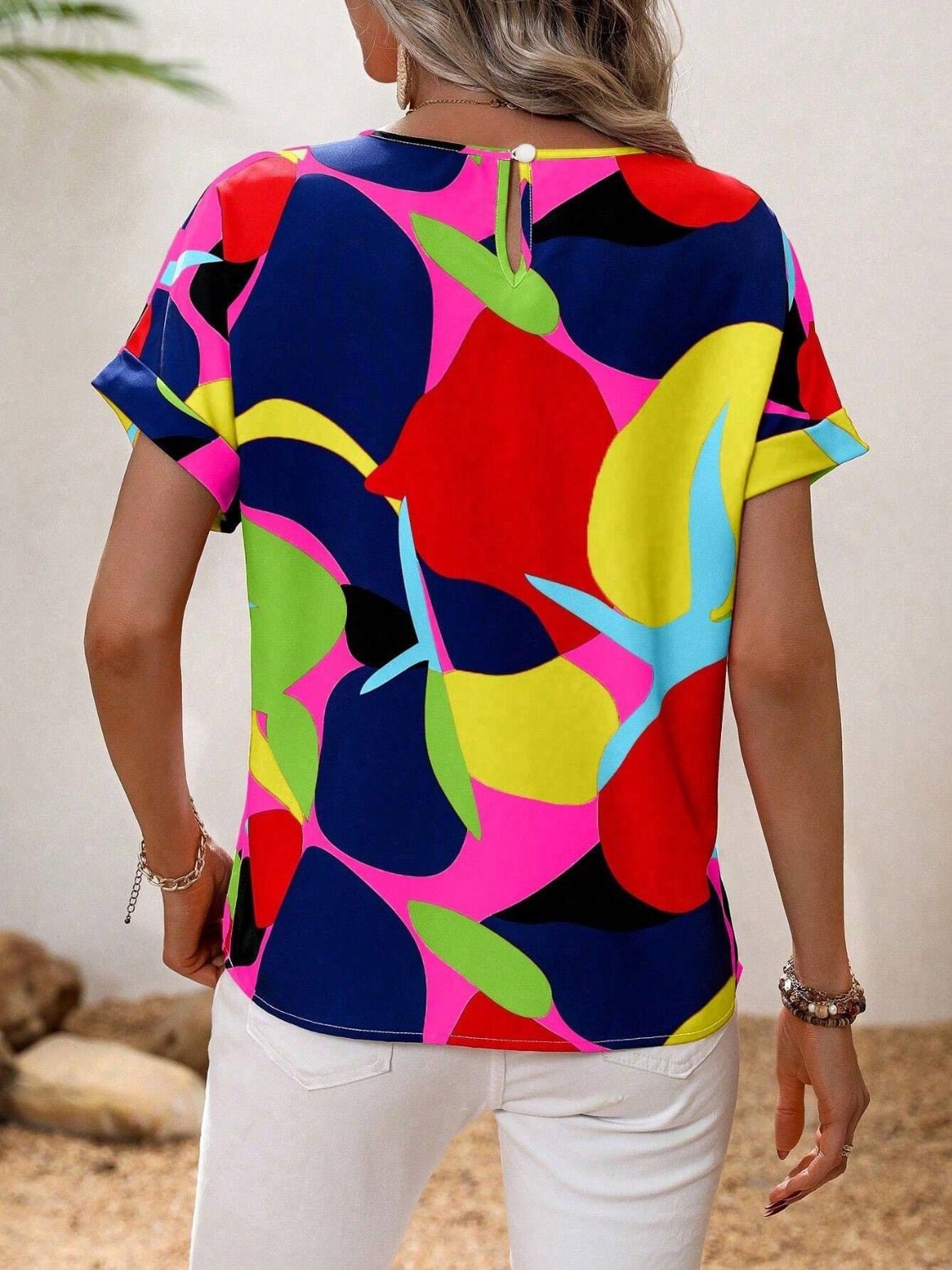 Lifestyle image of product styled for a chic daytime look