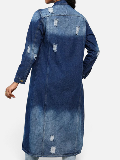 Back view of product with easy, flowy drape