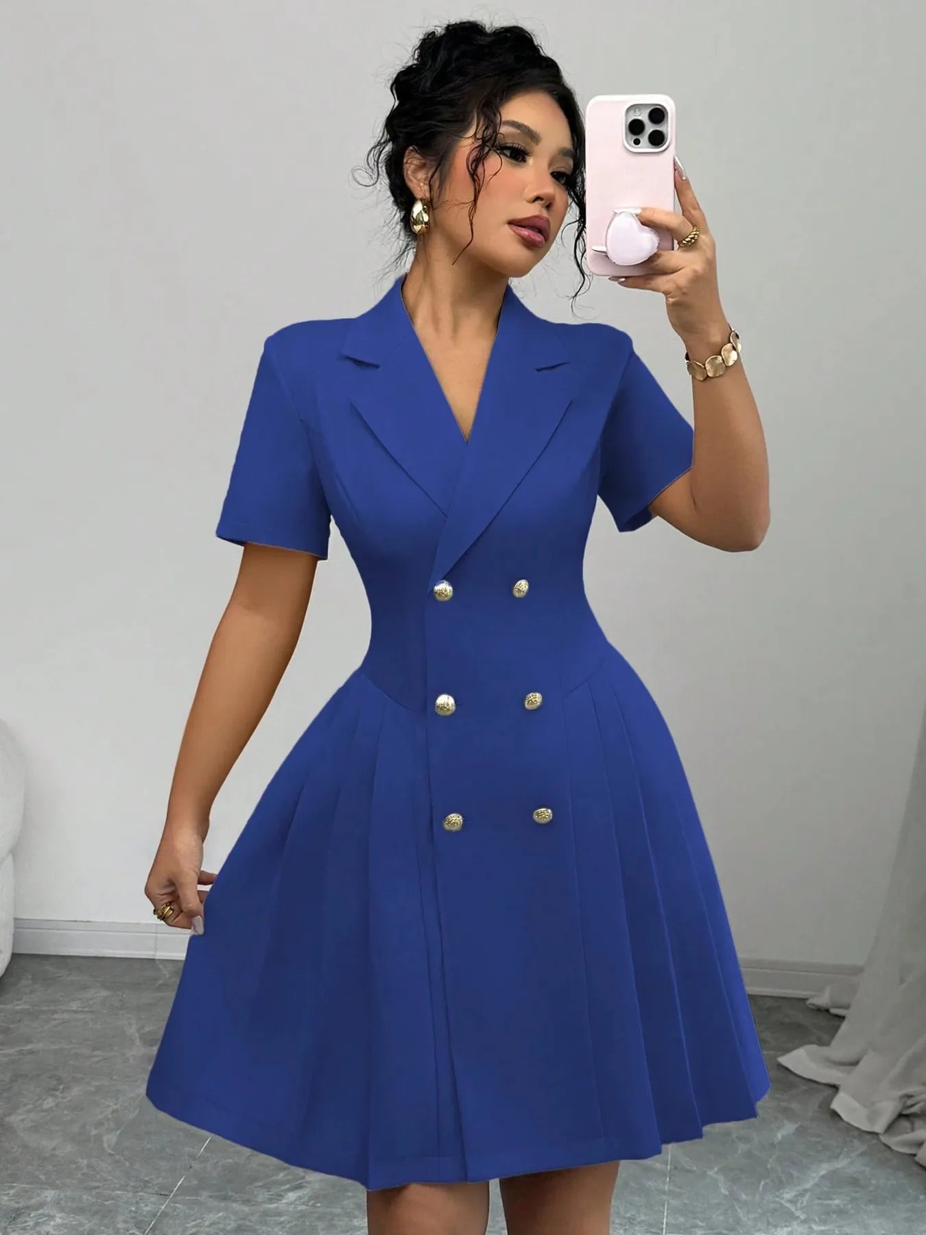 Lifestyle image of product styled for a chic daytime look