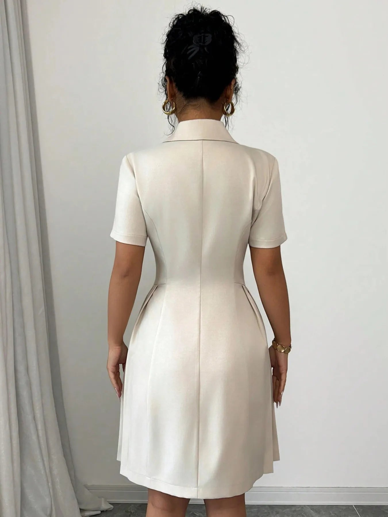 Lifestyle image of product styled for a chic daytime look