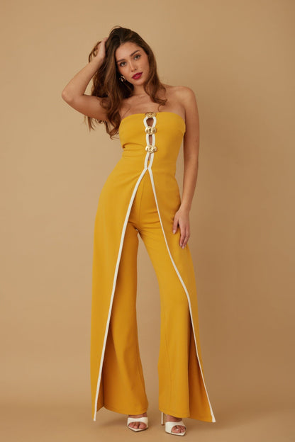 Side view of product highlighting flattering shape and movement