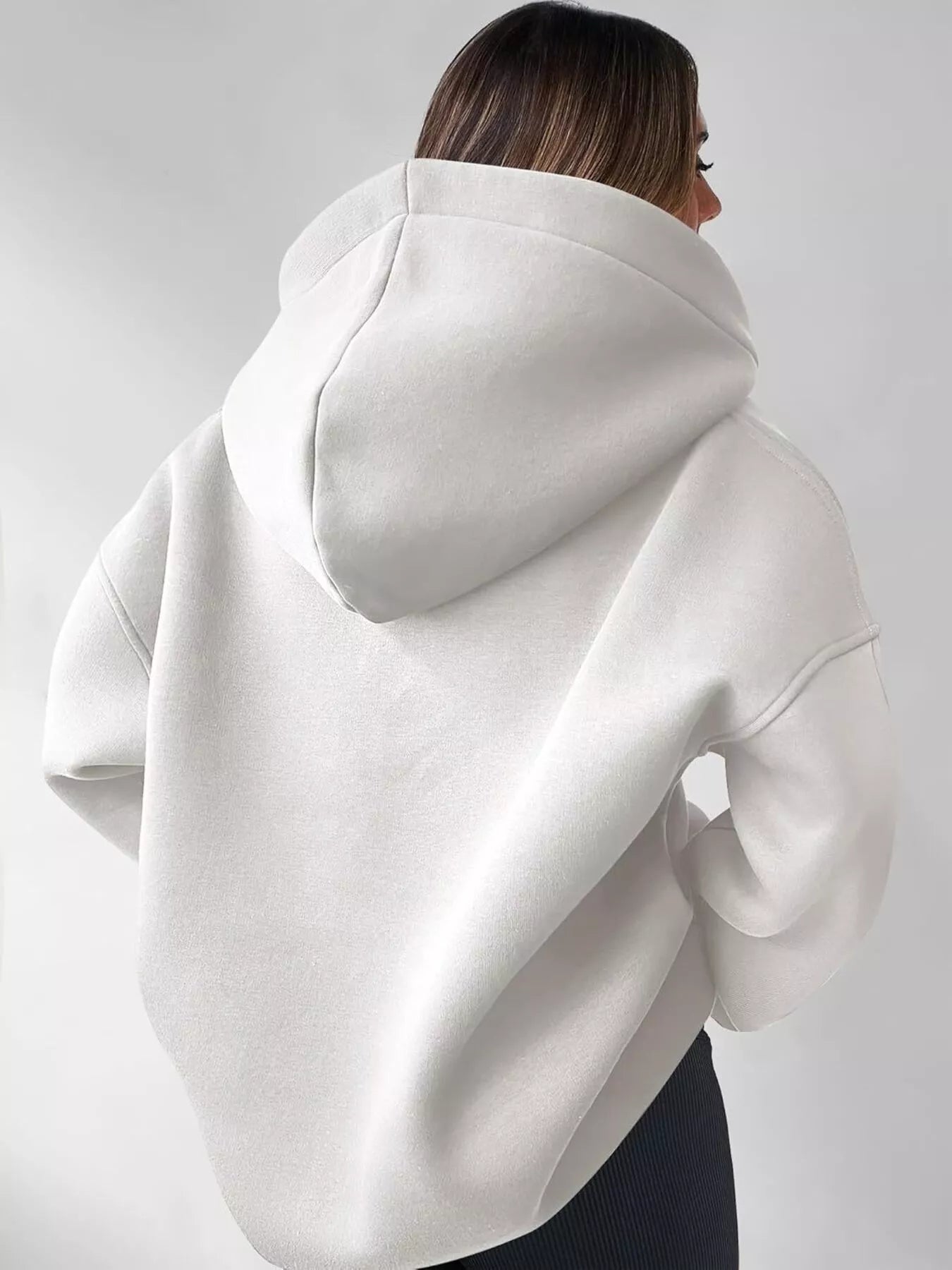 Dropped Shoulder Long Sleeve Sweatshirt - Rochelle's House LLC