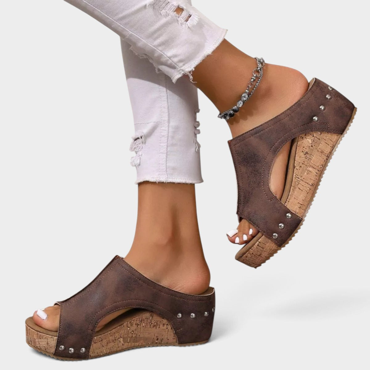 Open Toe Wedge Sandals