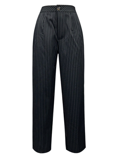 Striped Wide Leg Pants