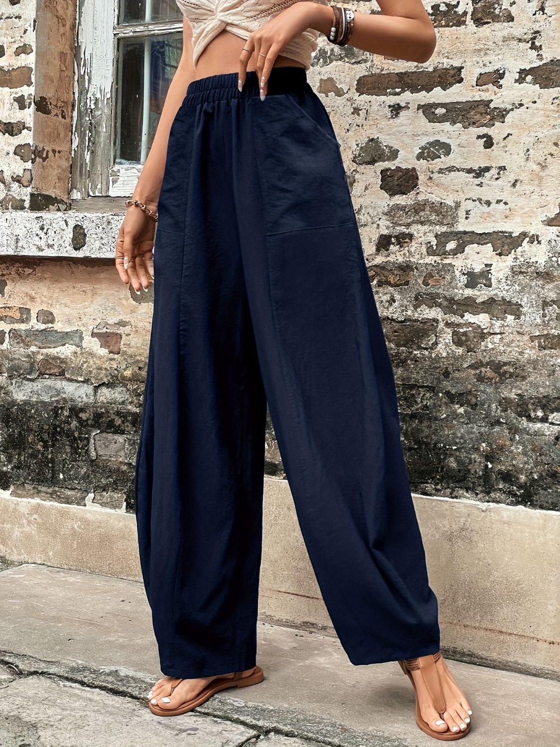 Lifestyle image of product styled for a chic daytime look