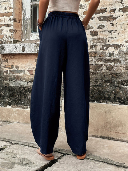 Back view of product with easy, flowy drape