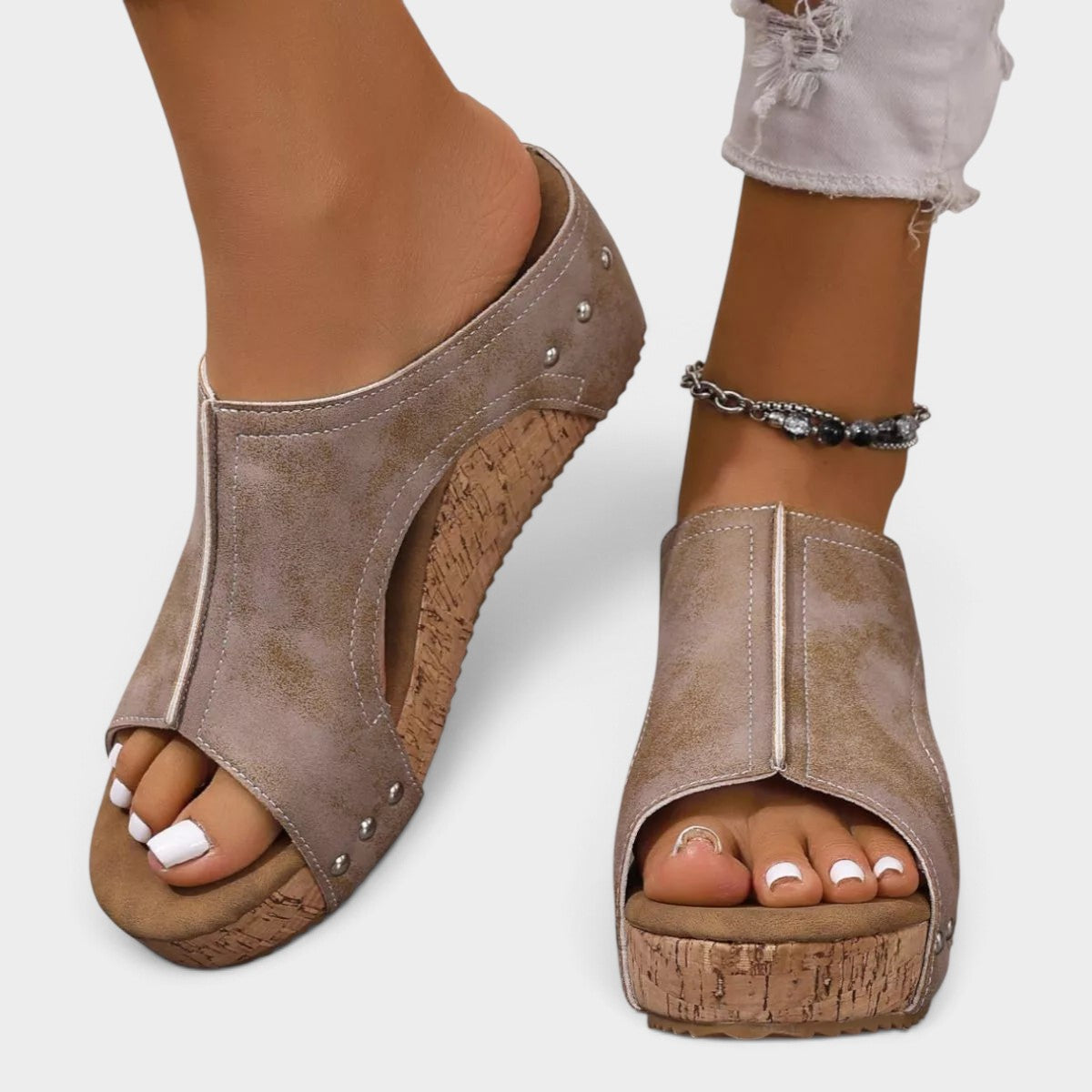 Open Toe Wedge Sandals