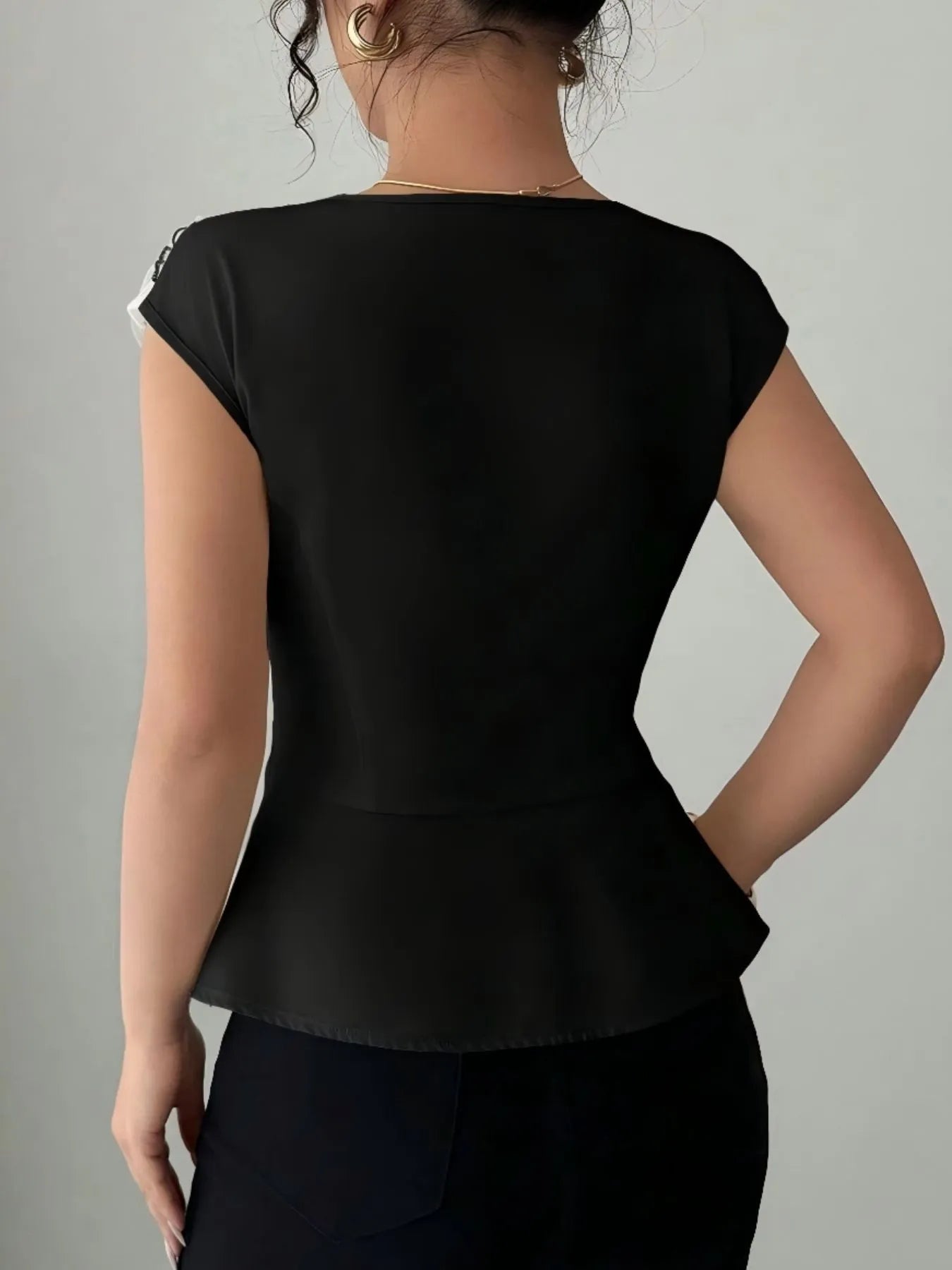 Lifestyle image of product styled for a chic daytime look