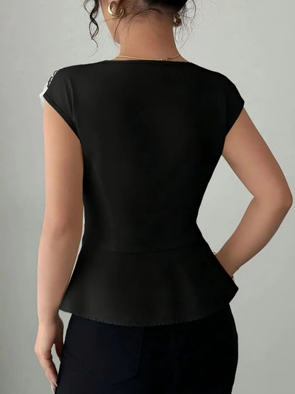 Lifestyle image of product styled for a chic daytime look