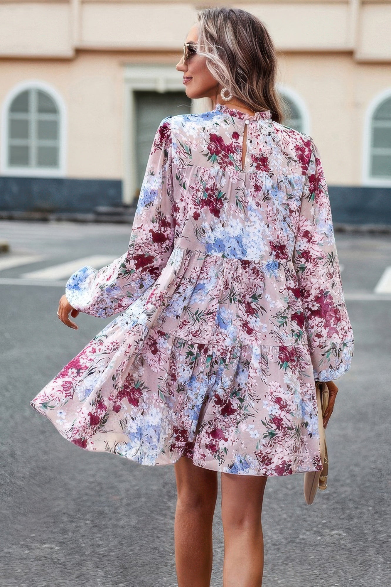 Side view of product highlighting flattering shape and movement